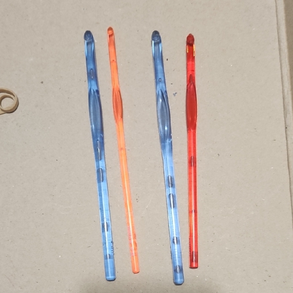 Set of Colorful Crochet Needles